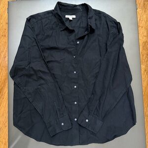3/$10 🛒🛍️ Free Assembly Black Button Down Long Sleeve Shirt - Size XXL